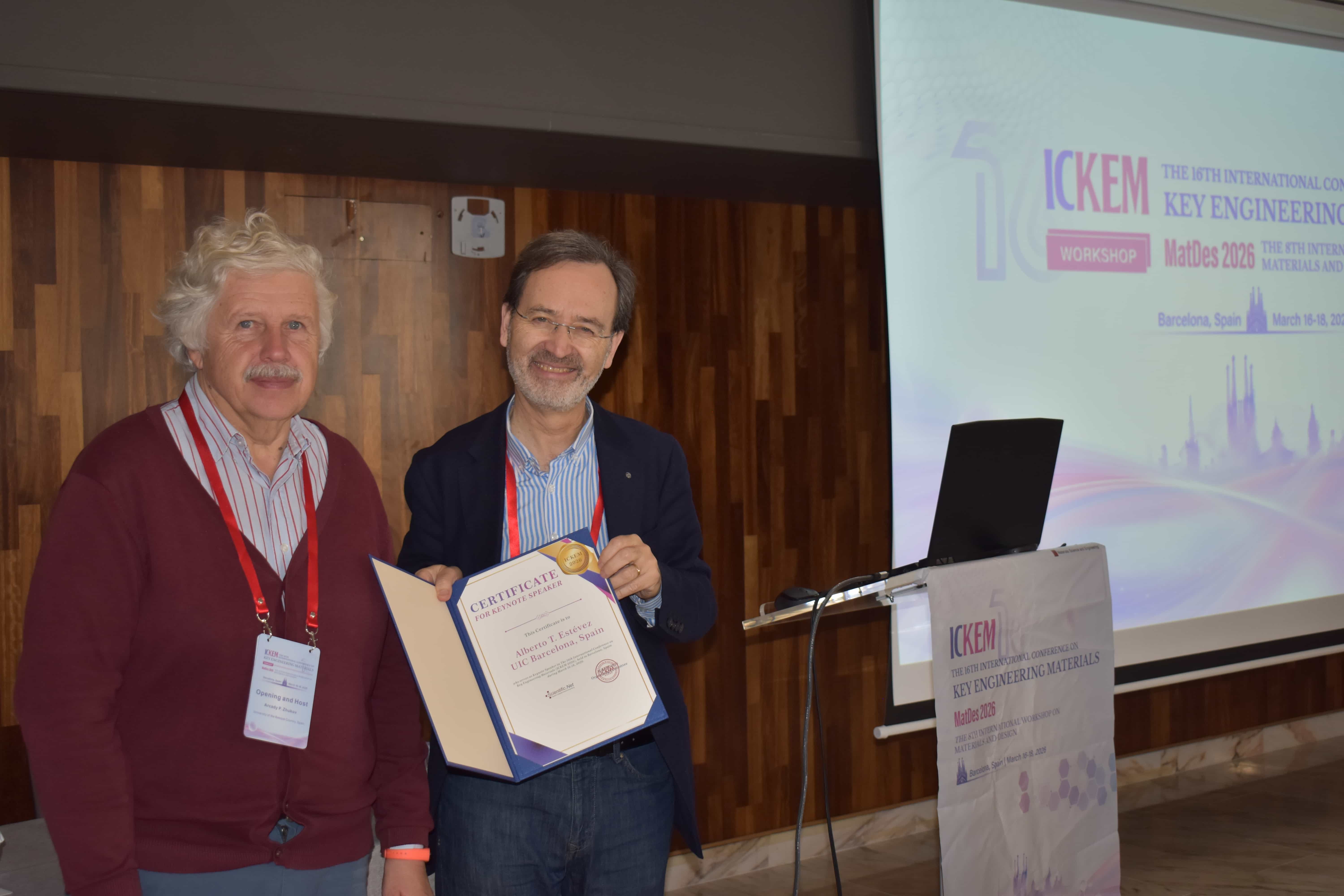 With Prof. Alberto T. Estévez