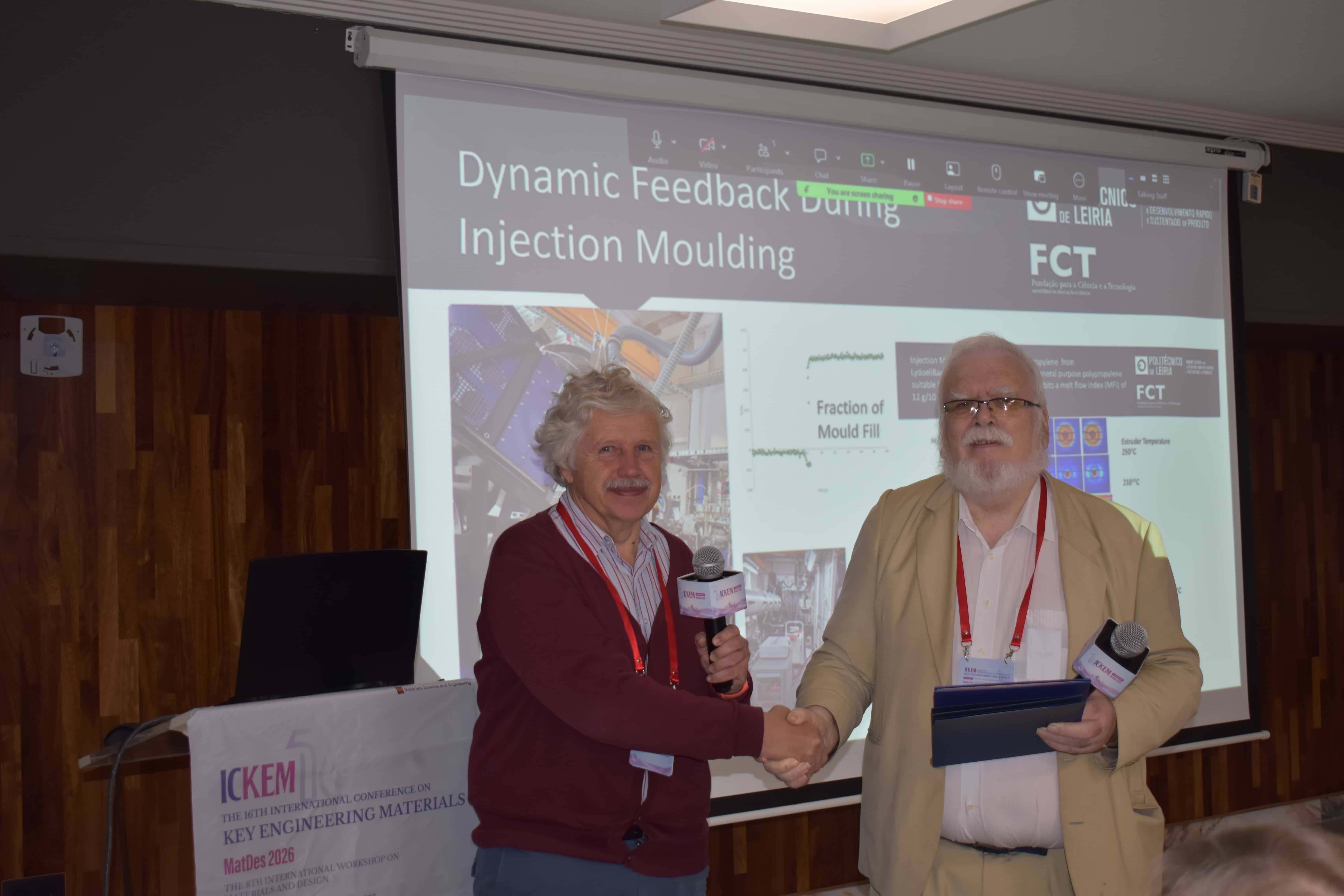 With Prof. Geoffrey Mitchell